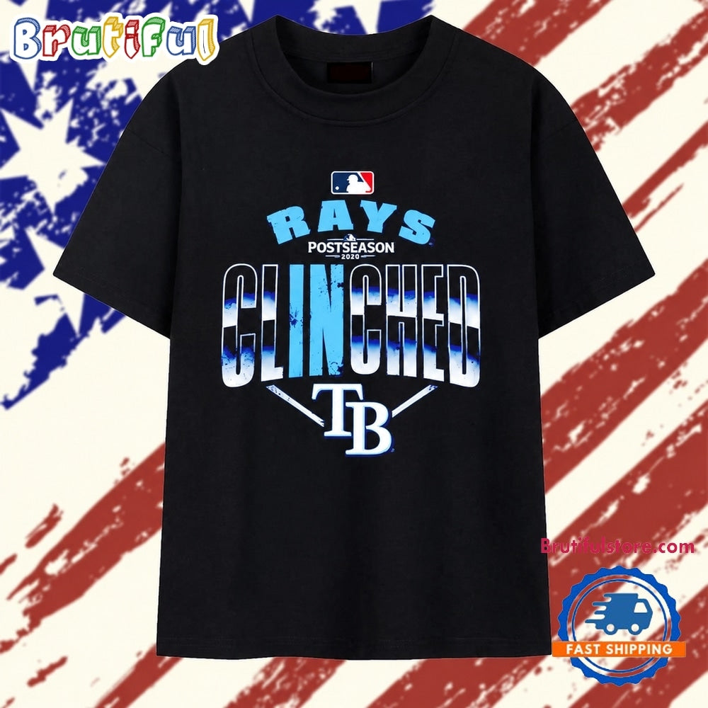Tampa Bay Rays 2024 Postseason Clinched Vintage T Shirt