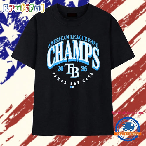 Tampa Bay Rays 2026 American League East Champs T Shirt