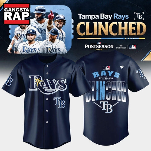 Tampa Bay Rays 2026 Postseason Clinched Baseball Jersey