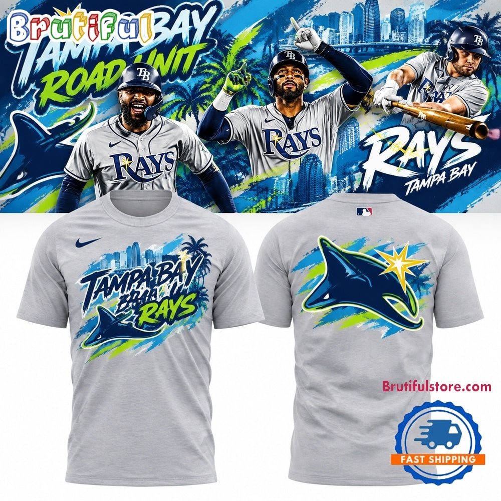 Tampa Bay Rays 2026 Road Special Uniform Special New 3D Shirt