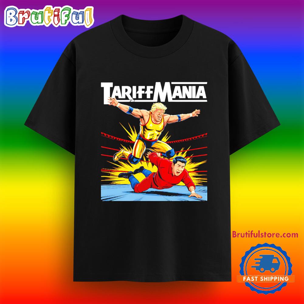Tariffmania WWE Trump vs Xi Jinping T Shirt