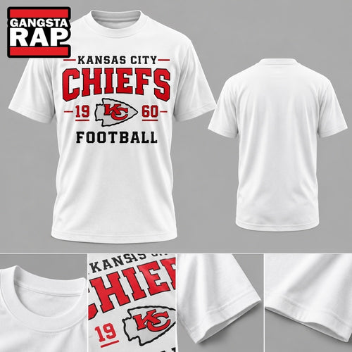 Taylor Swift x Kansas City Chiefs Football 2026 Limited Edition White T Shirt