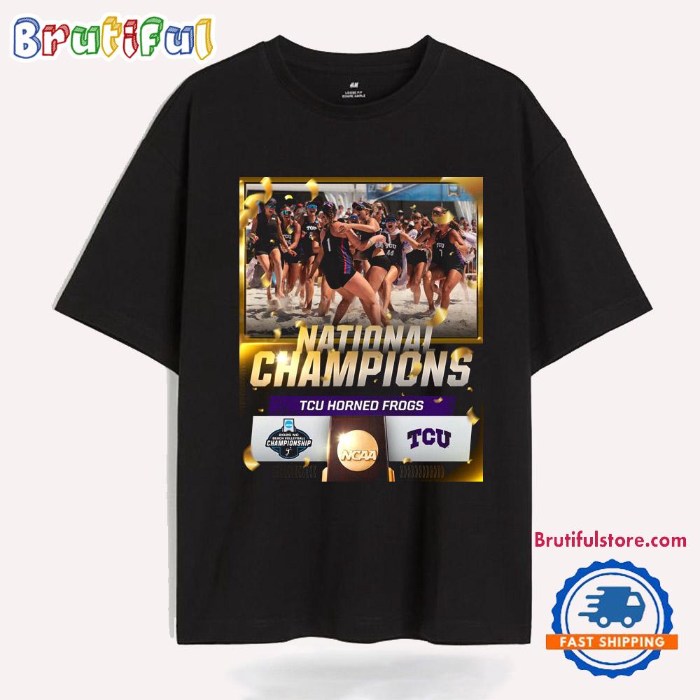TCU Horned Frogs 2025 NCAA Women’s Beach Volleyball National Champions T Shirt