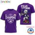 TCU Horned Frogs 2026 NCAA Valero Alamo Bowl Champions Special New 3D Shirt