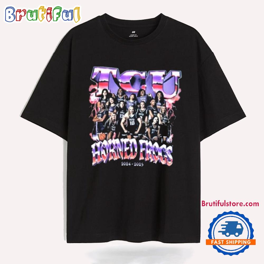 Tcu Horned Frogs Women’s Basketball 2025 Team Players T Shirt