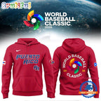 Team Puerto Rico 2026 World Baseball Classic Red Hoodie T-Shirt