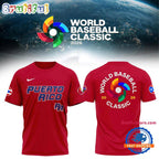 Team Puerto Rico 2026 World Baseball Classic Red Hoodie T-Shirt