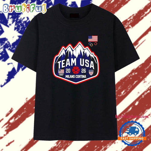 Team Usa Milano Cortina 2026 Logo T Shirt