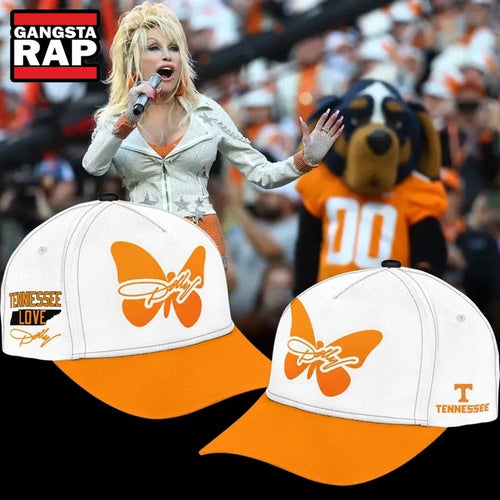 Tennessee Football Dolly Parton Signed Classic Cap, Trendy Music Baseball Cap