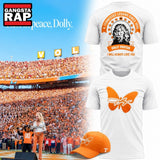 Tennessee Football x Dolly Parton Forever Butterfly White Shirt