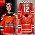 Tennessee Ice Hockey Chuck-A-Puck 2025 Orange Hockey Jersey