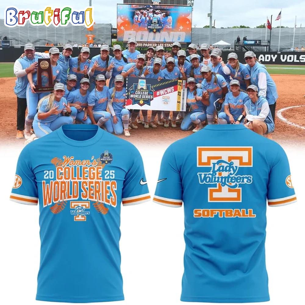 Tennessee Lady Vols 2025 NCAA Softball Women’s College World Series Hoodie T-Shirt