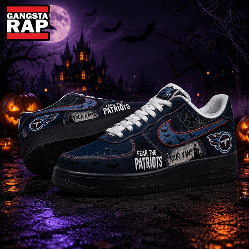 Tennessee Titans NFL Fear The Team Halloween Air Force 1 Shoes Sneakers