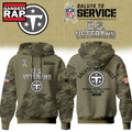 Tennessee Titans NFL US Veterans Salute To Service 2026 Hoodie Shirt, Football New Design Shirt