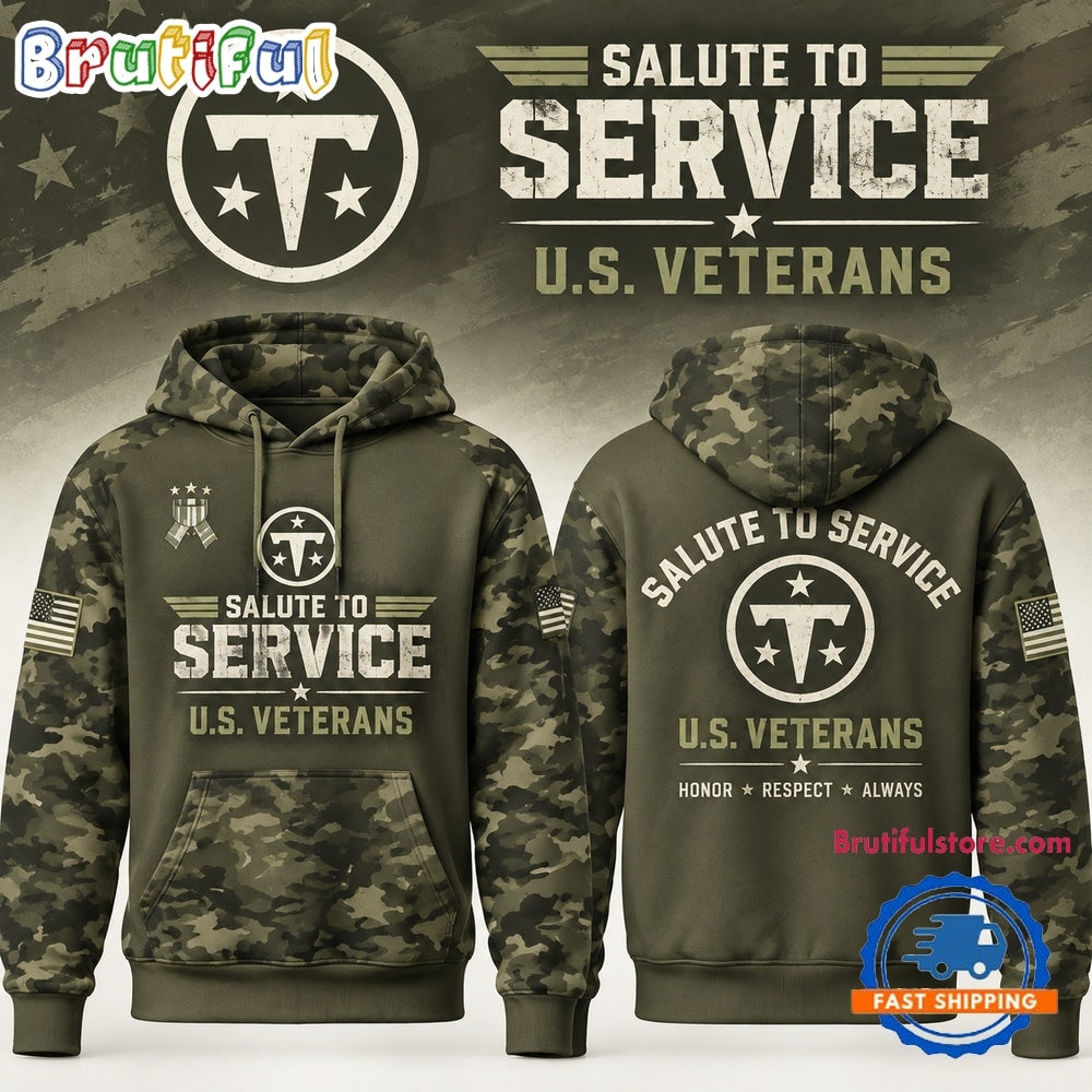 Tennessee Titans x Salute To Service 2026 Limited Edition Hoodie