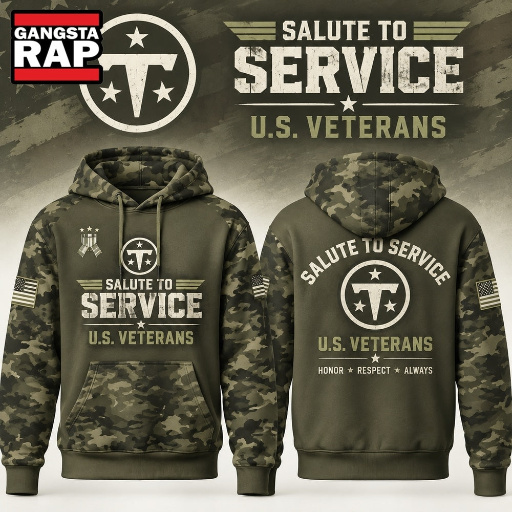 Tennessee Titans x Salute To Service 2026 Limited Edition Hoodie