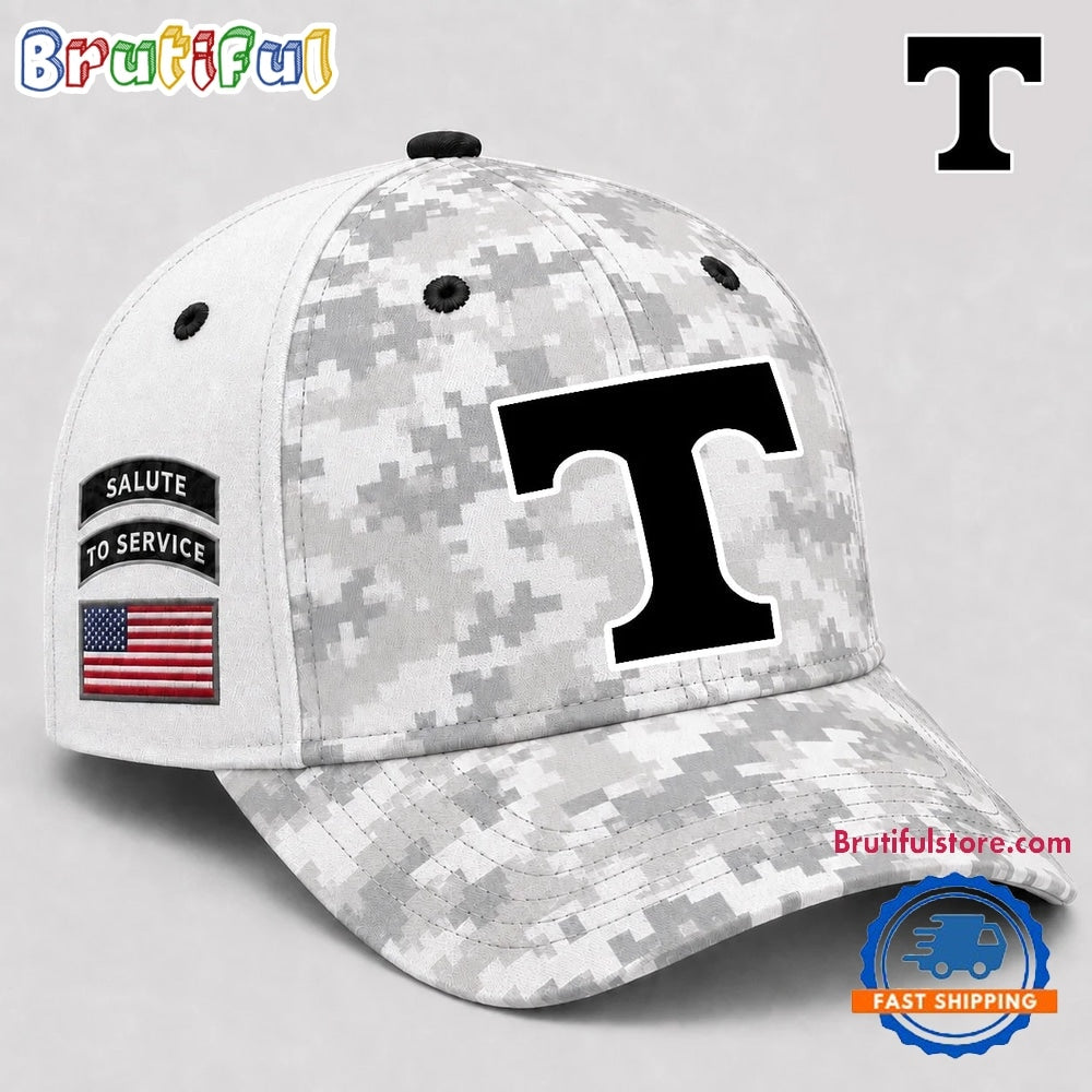 Tennessee Volunteers 2026 NCAA Veterans Salute To Service Camo Classic Cap