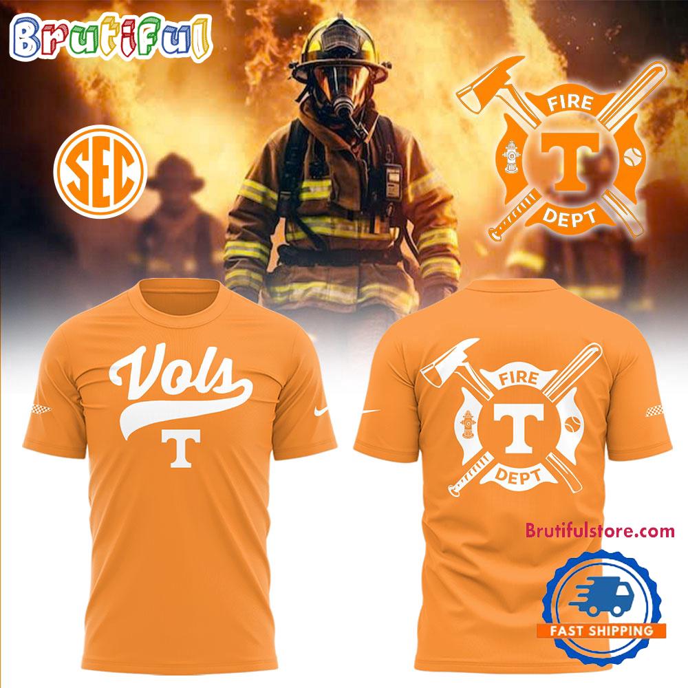 Tennessee Volunteers Baseball x Firefighter Appreciation Night 3D All Over Print Hoodie T-Shirt