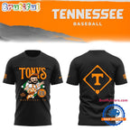 Tennessee Volunteers Baseball x TONY’S 3D All Over Print Hoodie T-Shirt