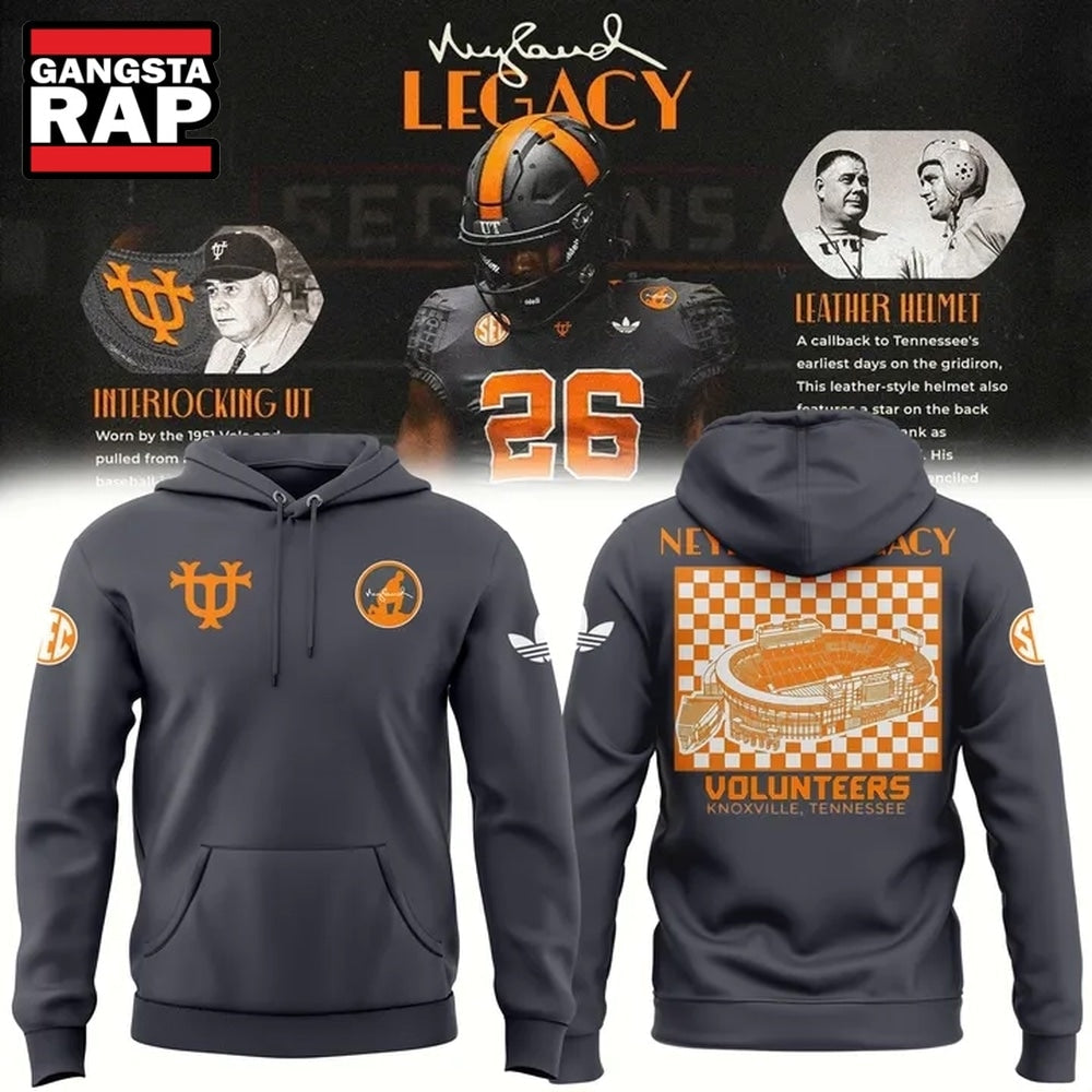 Tennessee Volunteers Football Neyland Legacy 2026 Hoodie T-Shirt
