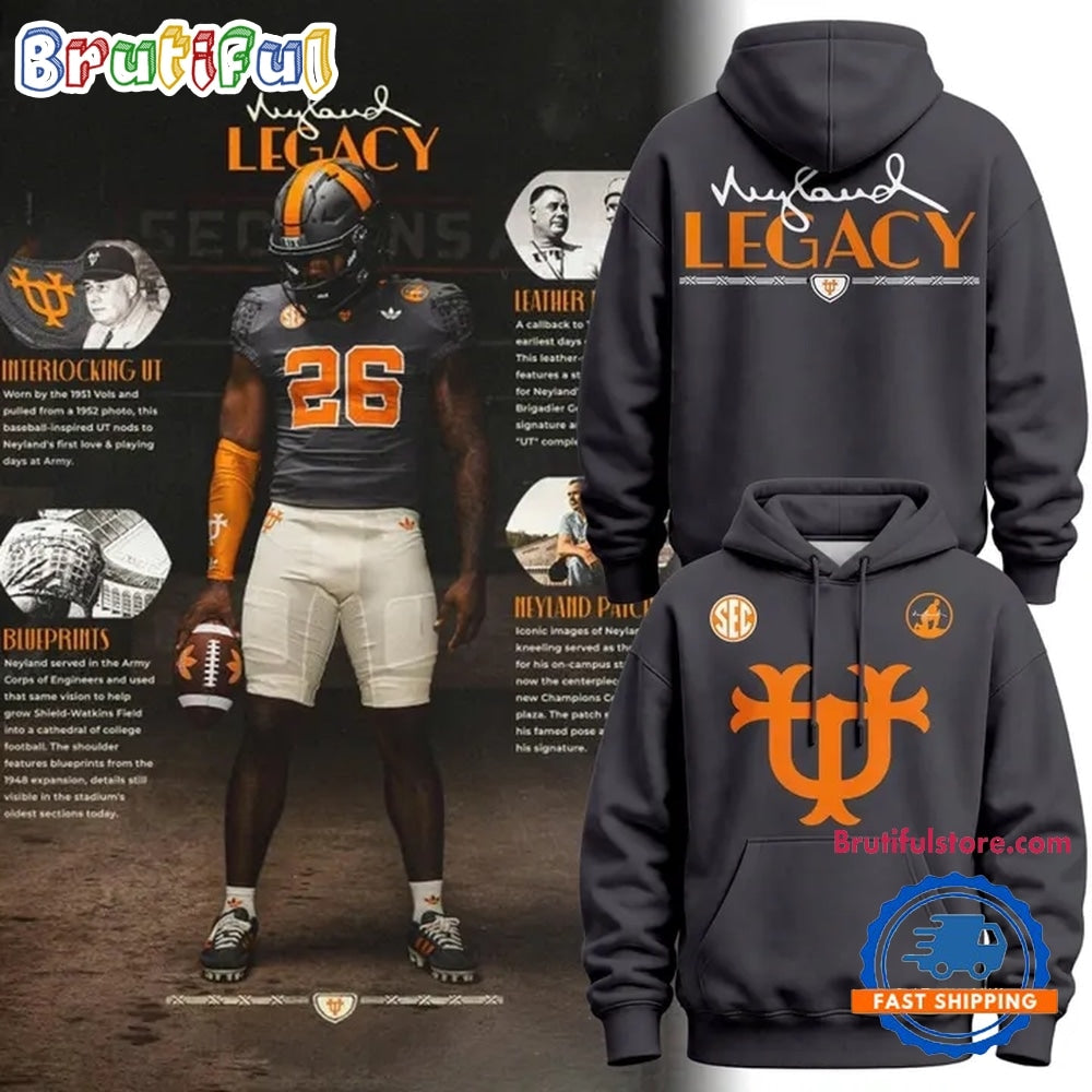 Tennessee Volunteers Football Neyland Legacy 2026 Special New Hoodie