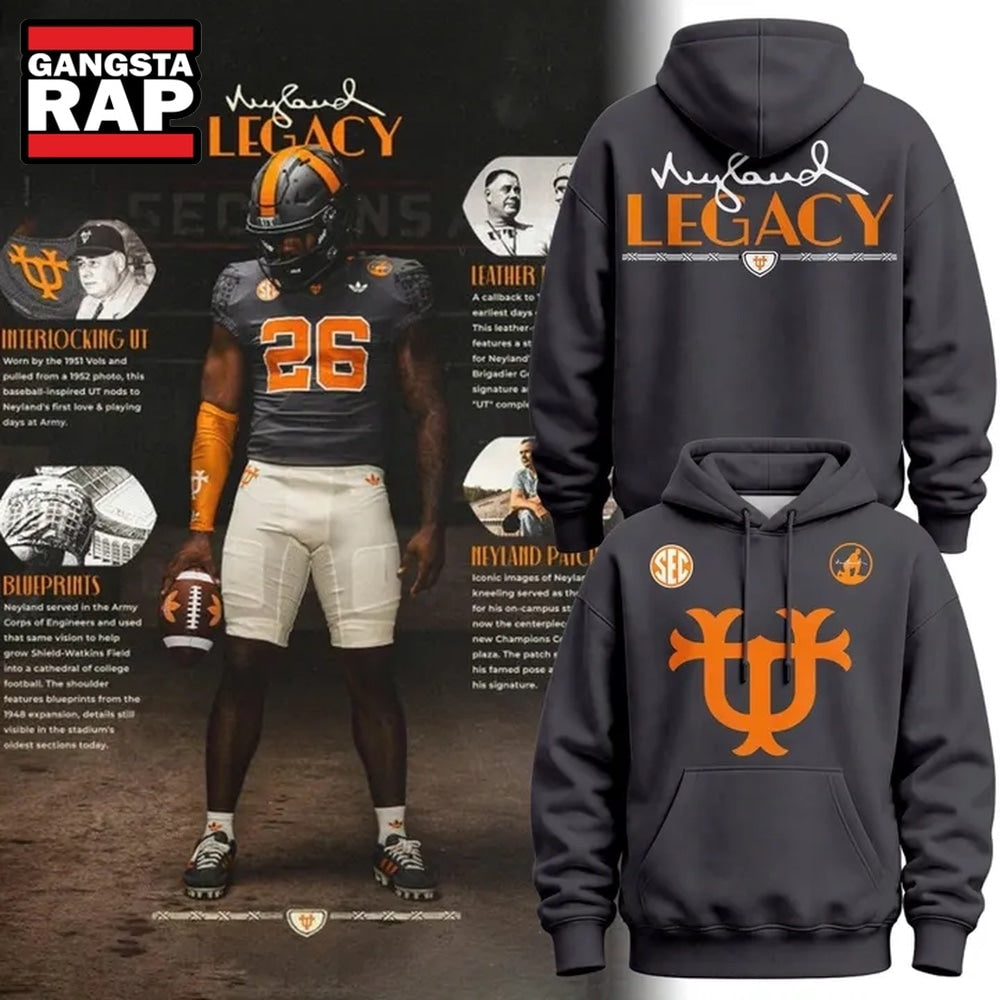 Tennessee Volunteers Football Neyland Legacy 2026 Special New Hoodie T-Shirt