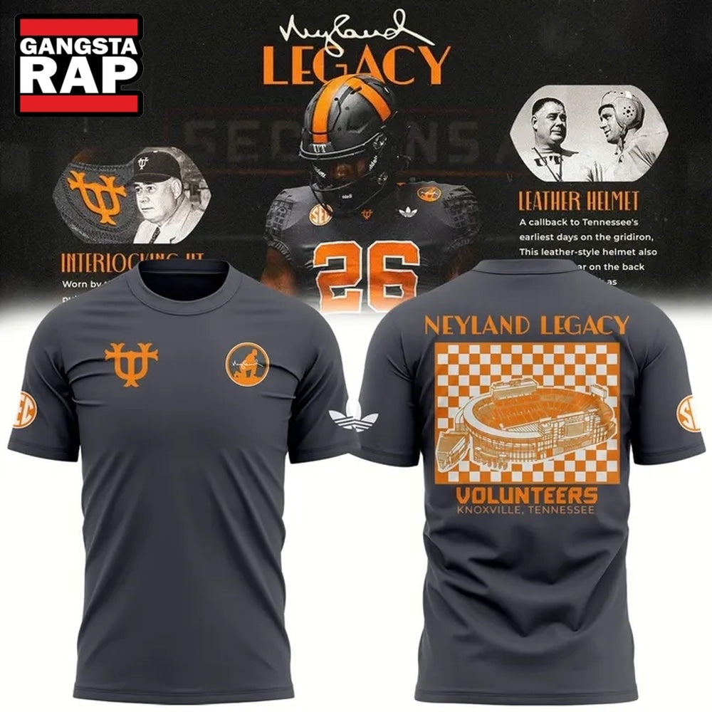Tennessee Volunteers Football Neyland Legacy 2026 Hoodie T-Shirt