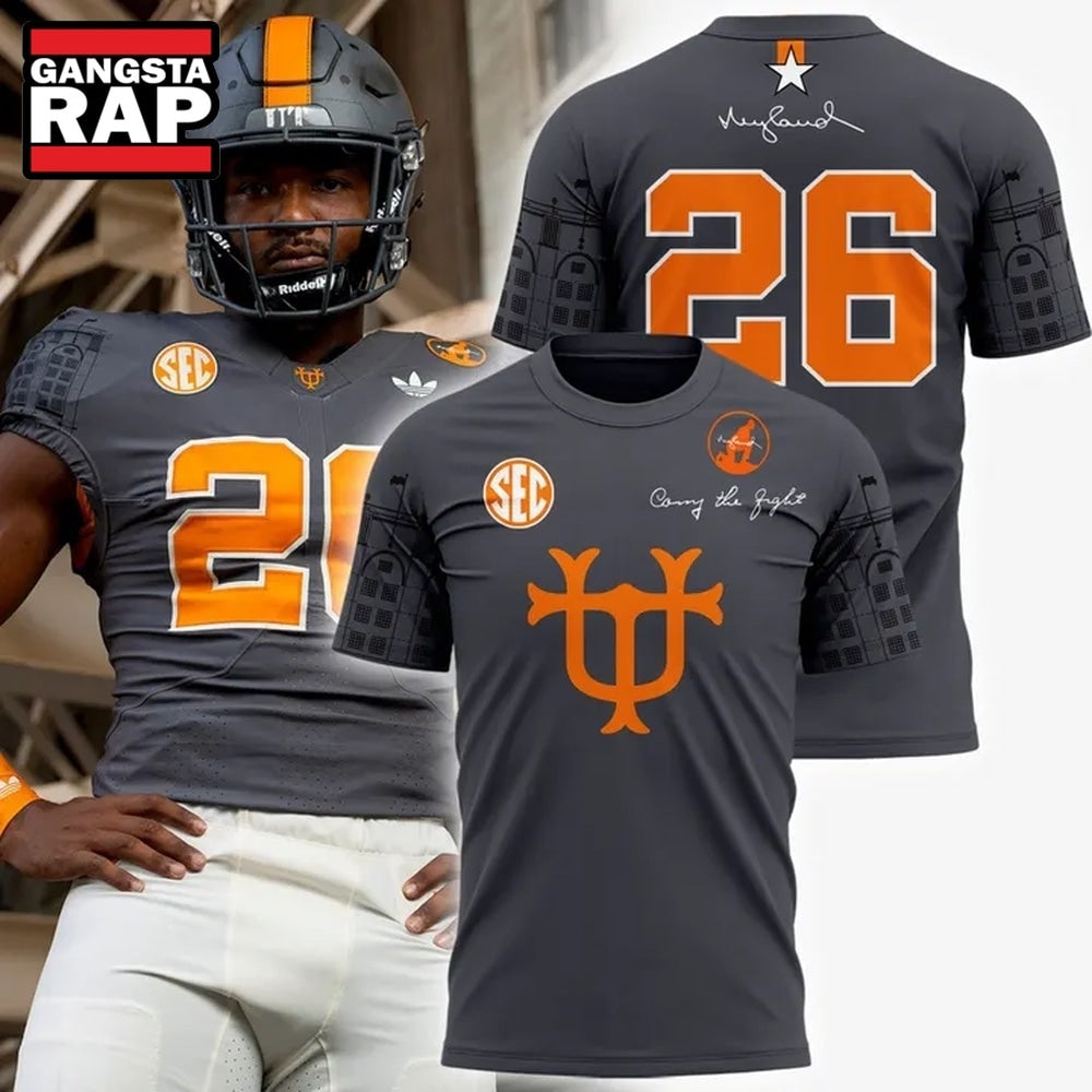 Tennessee Volunteers Legacy Game 2026 Anthracite Hoodie T-Shirt