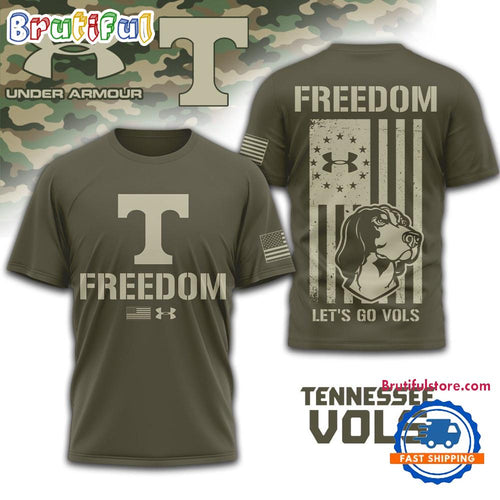 Tennessee Volunteers NCAA Freedom Under Armour Limited Edition 3D Shirt