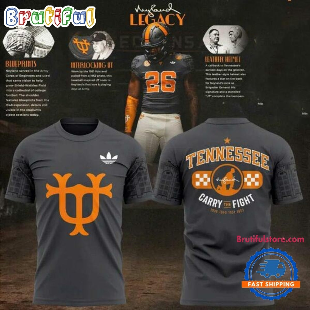 Tennessee Volunteers Neyland Legacy 2026 Signature Hoodie T-Shirt