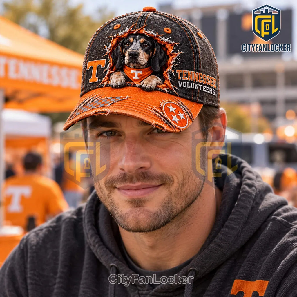 Tennessee Volunteers Puppy Mascot Distressed Baseball Cap