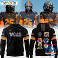 Tennessee Volunteers Spirit Football 2025 Smoke Grey All Over Print Hoodie