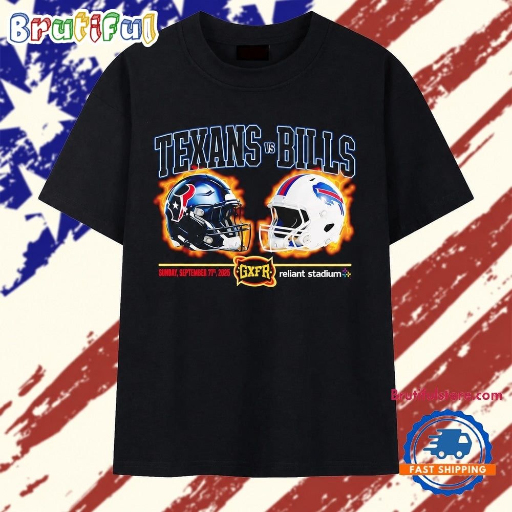 Texans vs Bills Sunday September 13th 2026 at Reliant Stadium T Shirt