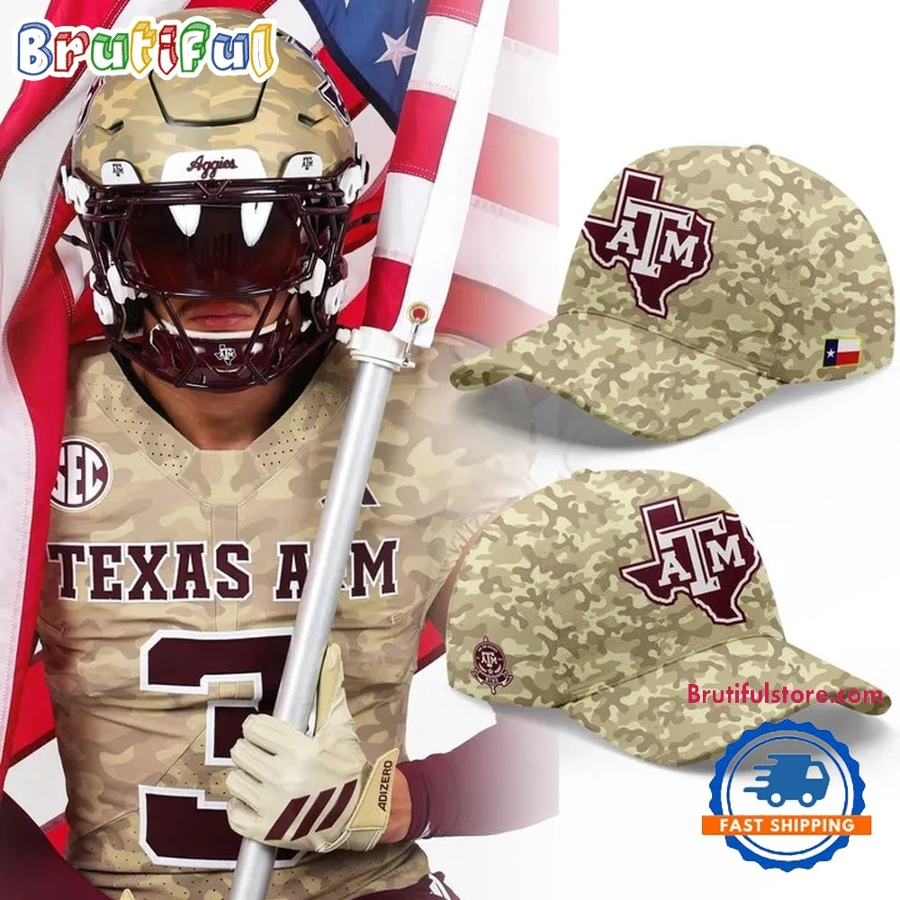 Texas A&M Aggies 2026 Honor & Support Camo Limited Edition Cap