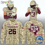 Texas A&M Aggies 2026 Honor & Support Camo Limited Edition Hoodie T-Shirt