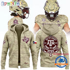 Texas A&M Aggies 2026 Honor & Support Camo Hoodie T-Shirt