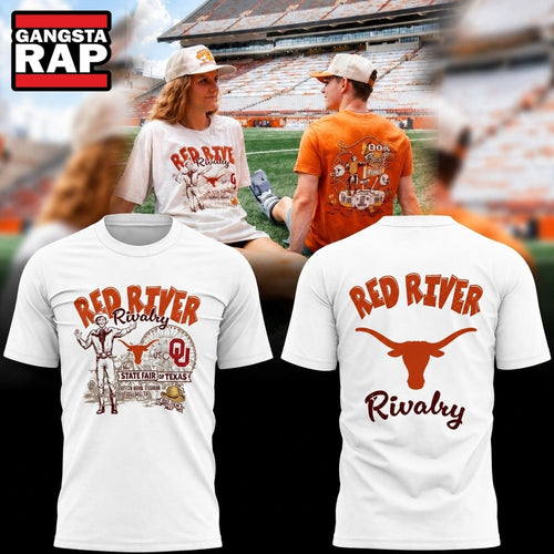 Texas Longhorns Red River Rivalry 2026 White T Shirt
