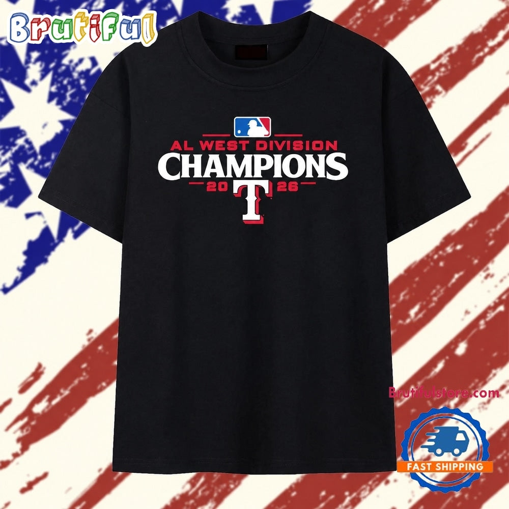 Texas Rangers 2026 AL West Division Champions T Shirt
