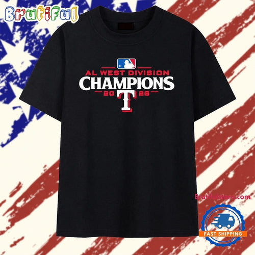 Texas Rangers 2026 AL West Division Champions T Shirt