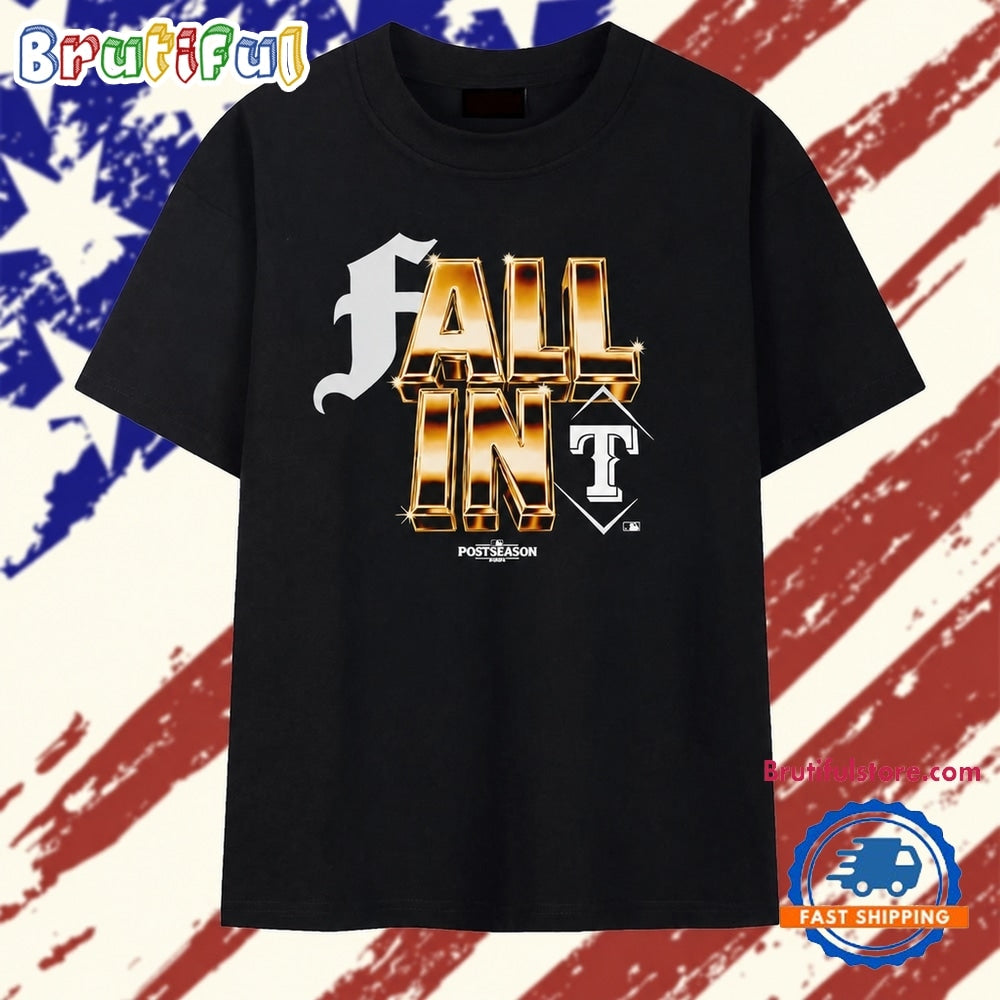 Texas Rangers Fall in Postseason 2024 Baseball T Shirt