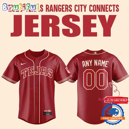 Texas Rangers MLB 2026 City Connect Baseball Jersey
