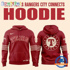 Texas Rangers MLB 2026 City Connect Hoodie T-Shirt
