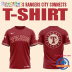 Texas Rangers MLB 2026 City Connect Hoodie T-Shirt