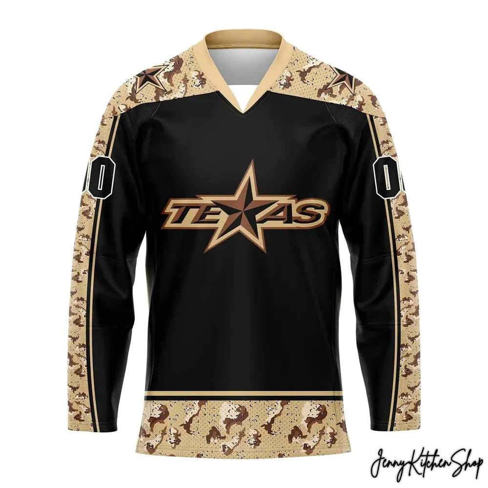 Texas Stars Military Appreciation 2026 Custom Hockey Jersey