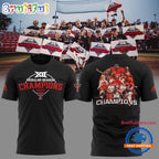 Texas Tech Red Raiders BIG 12 CHAMPIONS 2025 Team Graphic Hoodie T-Shirt