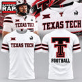 Texas Tech Red Raiders Double T Football White 2026 Special New T Shirt