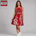Texas Tech Red Raiders NCAA Sporty Floral Elegance Women’s Sleeveless Dress