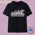 Thank You For The Memories Georgia Bulldogs Skyline Name 2025 T Shirt