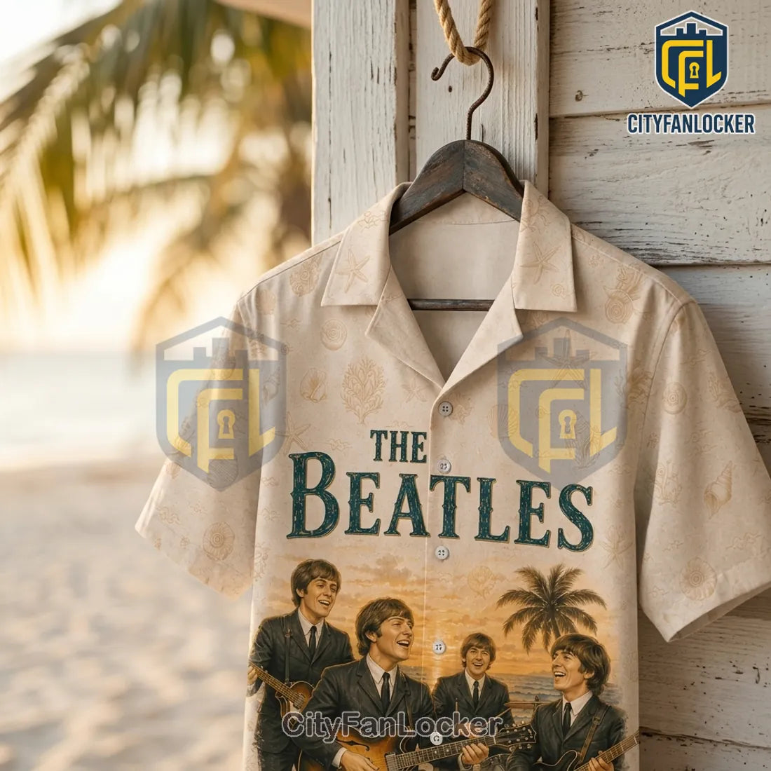 The Beatles Premium Rock Band Hawaiian Shirt