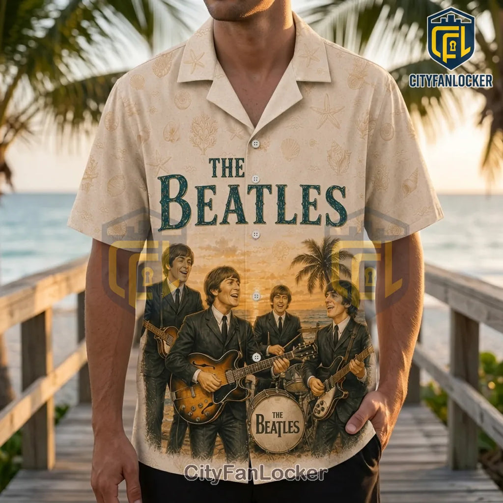 The Beatles Premium Rock Band Hawaiian Shirt